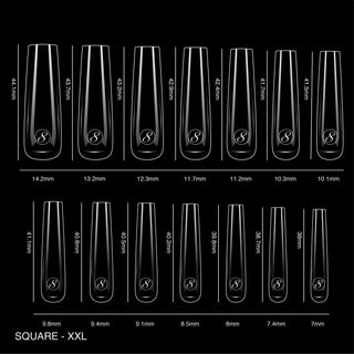 Cre8tion Soft Gel Tips - SQUARE