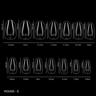 Cre8tion Soft Gel Tips - ROUND