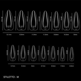 Cre8tion Soft Gel Tip - STILETTO