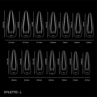 Cre8tion Soft Gel Tip - STILETTO