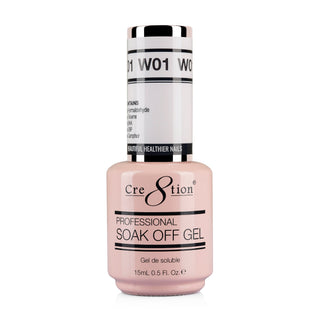 Cre8tion Gel - French Collection 0.5oz - W01 Cool White