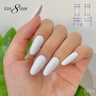 Chance Gel & Nail Lacquer Duo 0.5oz W04 - Shade of White Collection