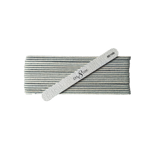 Cre8tion Mini Nail File Wood Center Zebra Grit (50 pcs./pack)