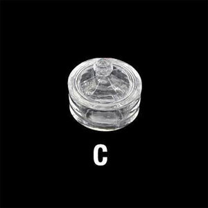 Cre8tion Empty Glass Crystal Jar Large Size 7-8 cm
