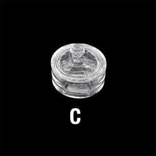 Cre8tion Empty Glass Crystal Jar Large Size 7-8 cm