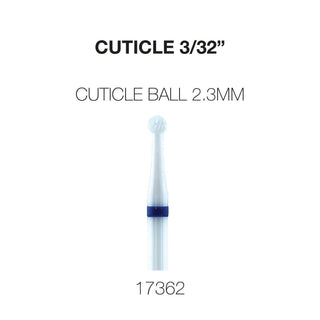 Cre8tion Cuticle Ball Ceramic Bit 2.3mm, 3/32"
