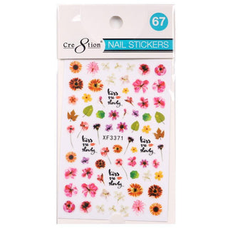 Cre8tion Nail Art Sticker Flower (26 Styles)