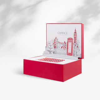 Chance Counter Display Color Chart - London Red Collection 48 colors