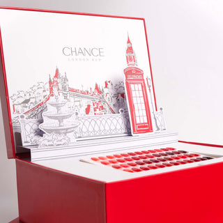 Chance Counter Display Color Chart - London Red Collection 48 colors