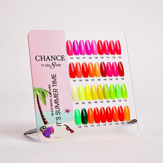 Chance Counter Display Color Chart - It's Summer Time Collection 36 Colors