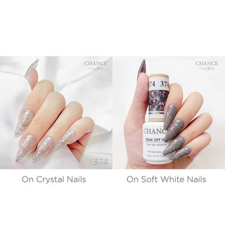 Chance Soak Off Gel 0.5oz - Diamond Dust Collection 374