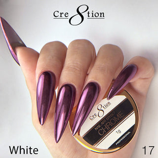Cre8tion Chrome Nail Art Effect 1g - 17 Hot Pink
