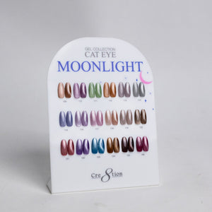 Cre8tion Counter Display Color Chart - Cat Eye Moonlight 18 colors (109-126)