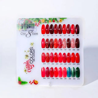 Cre8tion Counter Display Color Chart - Christmas Collection