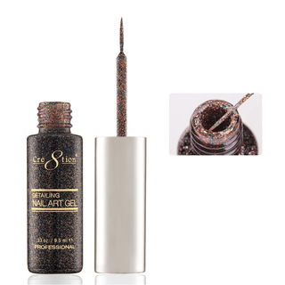 Cre8tion Detailing Nail Art Gel - Glitter Collection