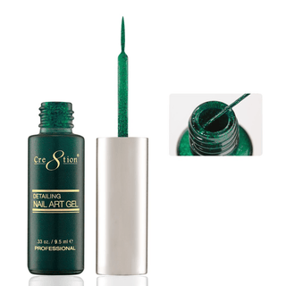 Cre8tion Detailing Nail Art Gel - Glitter Collection
