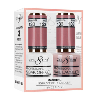 Cre8tion Matching Sets - 133 Hakuna Matata duo gel and lacquer set
