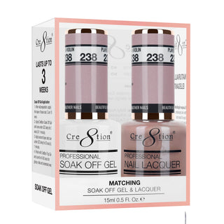 Cre8tion Matching Sets - 238 duo gel and lacquer set