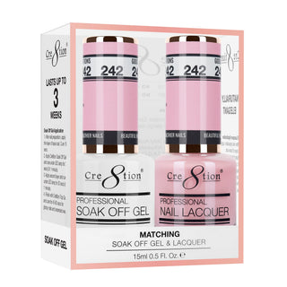 Cre8tion Matching Sets - 242 duo gel and lacquer set