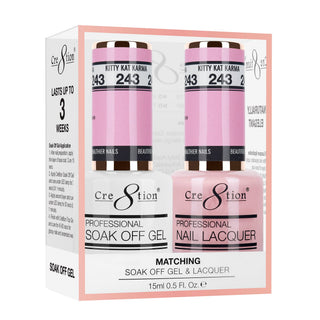 Cre8tion Matching Sets - 243 duo gel and lacquer set