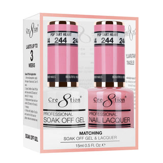 Cre8tion Matching Sets - 244 duo gel and lacquer set