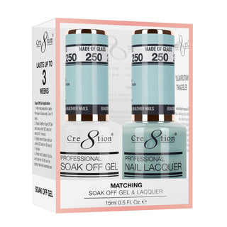 Cre8tion Matching Sets - 250 duo gel and lacquer set