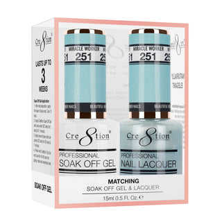 Cre8tion Matching Sets - 251 duo gel and lacquer set