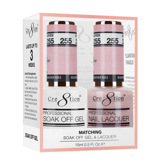 Cre8tion Matching Sets - 255 duo gel and lacquer set