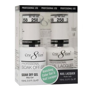Cre8tion Matching Sets - 258 duo gel and lacquer set