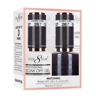 Cre8tion Matching Sets - 267 duo gel and lacquer set