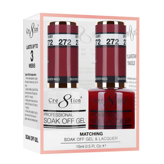 Cre8tion Matching Sets - 272 duo gel and lacquer set