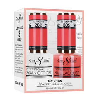 Cre8tion Matching Sets - 282 duo gel and lacquer set