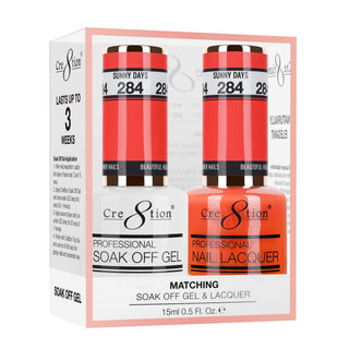Cre8tion Matching Sets - 284 duo gel and lacquer set
