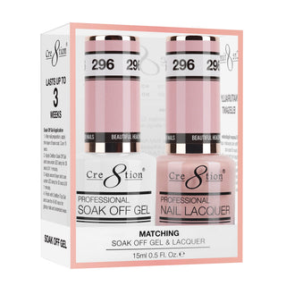 Cre8tion Matching Sets - 296 duo gel and lacquer set
