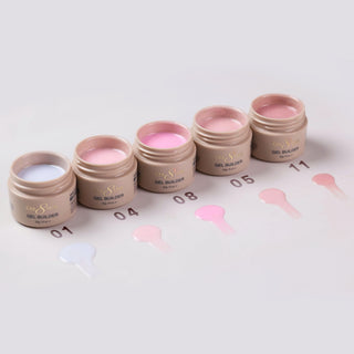 Cre8tion Gel Collection - Hema Free/TPO Free - Low Heat - Overlay/Builder Gel in Jar 24 Color Kit