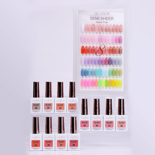 Cre8tion Hema Free Semi-Sheer Collection 0.5oz - Coral Series