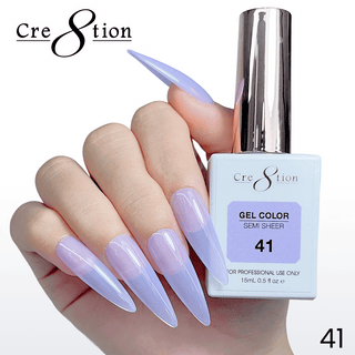 Cre8tion Hema Free Semi-Sheer Collection 0.5oz - Mauve Series