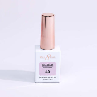 Cre8tion Hema Free Semi-Sheer Collection 0.5oz - Mauve Series