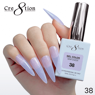 Cre8tion Hema Free Semi-Sheer Collection 0.5oz - Mauve Series