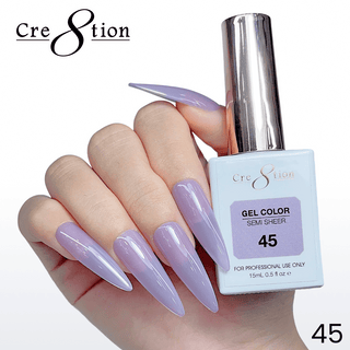 Cre8tion Hema Free Semi-Sheer Collection 0.5oz - Mauve Series