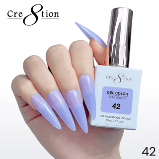 Cre8tion Hema Free Semi-Sheer Collection 0.5oz - Mauve Series