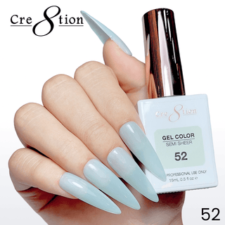 Cre8tion Hema Free Semi-Sheer Collection 0.5oz - Mint Sky Series
