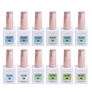 Cre8tion Hema Free Semi-Sheer Collection 0.5oz - Mint Sky Series