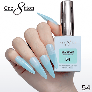 Cre8tion Hema Free Semi-Sheer Collection 0.5oz - Mint Sky Series