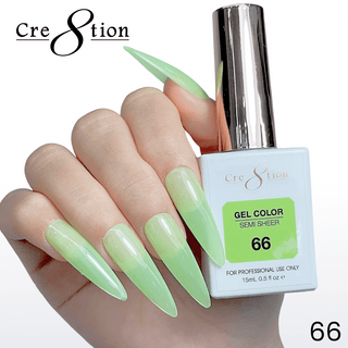 Cre8tion Hema Free Semi-Sheer Collection 0.5oz - Neon Series