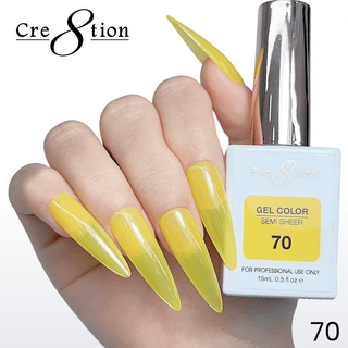 Cre8tion Hema Free Semi-Sheer Collection 0.5oz - Neon Series