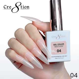 Cre8tion Hema Free Semi-Sheer Collection 0.5oz - Nude Series