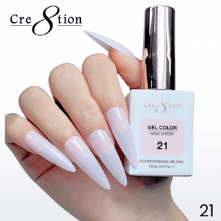 Cre8tion Hema Free Semi-Sheer Collection 0.5oz - Pink Series