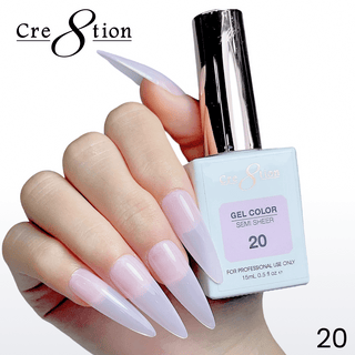 Cre8tion Hema Free Semi-Sheer Collection 0.5oz - Pink Series