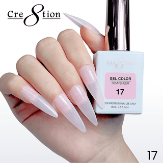 Cre8tion Hema Free Semi-Sheer Collection 0.5oz - Pink Series